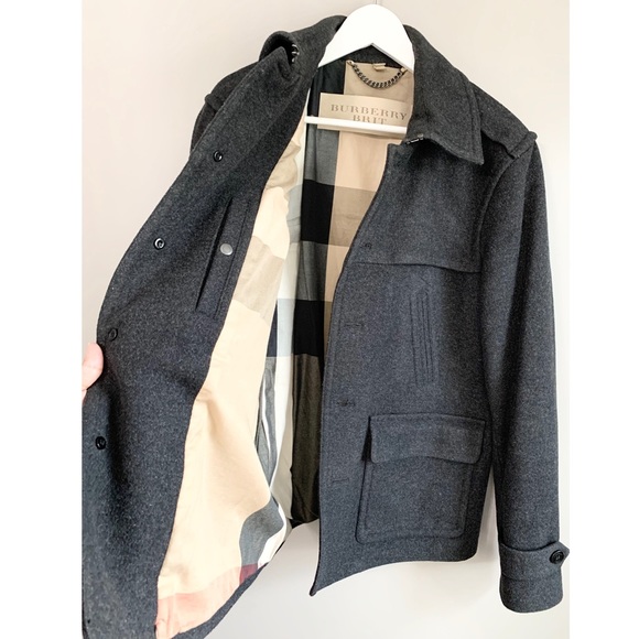 Mens Burberry Brit Wool Jacket - Picture 9 of 14
